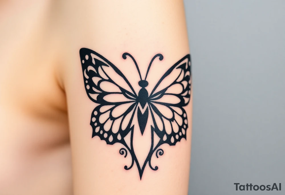 Butterfly tattoo idea