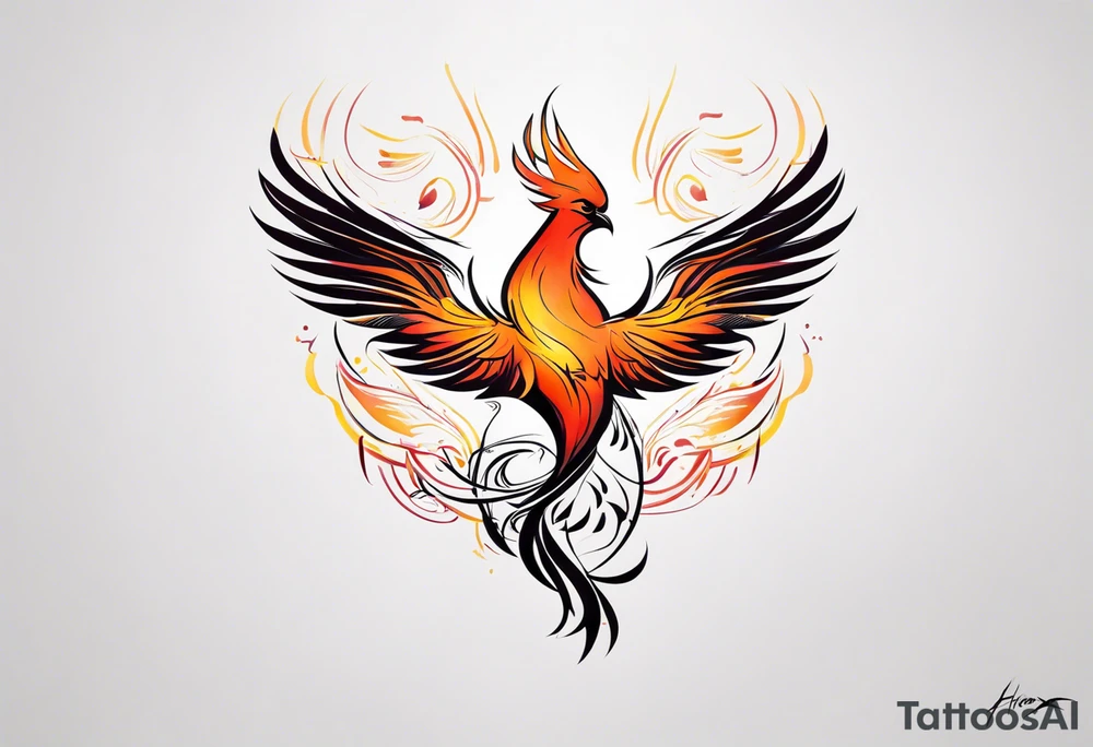 phoenix tattoo idea