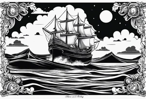 simple one piece tattoo idea