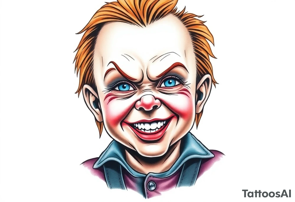 chucky tattoo idea
