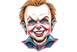 chucky tattoo idea