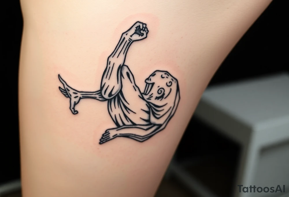 Contortionist tattoo idea