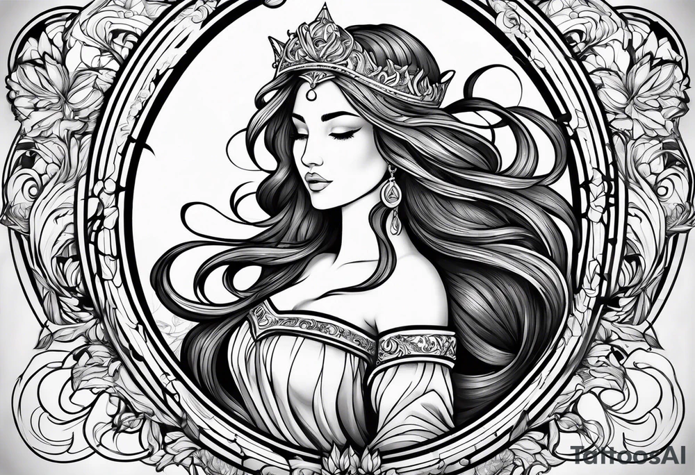 virgo zodiac tattoo idea