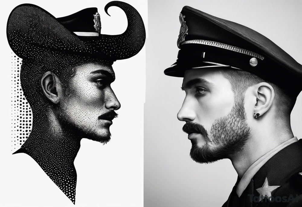 officer capricorn tattoo idea