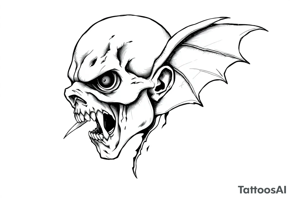 vampire tattoo idea