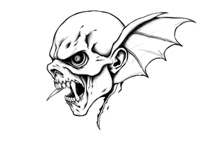 vampire tattoo idea