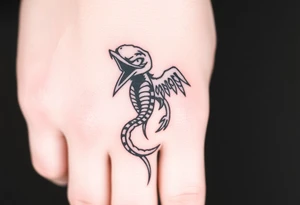 Venom flipping the bird tattoo idea