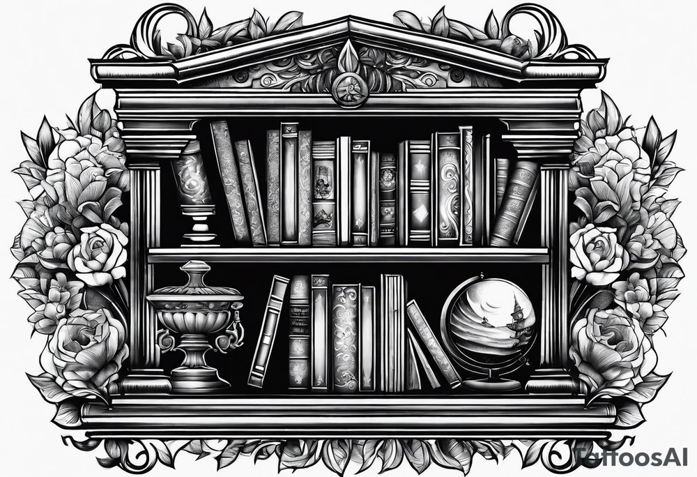 Library tattoo idea