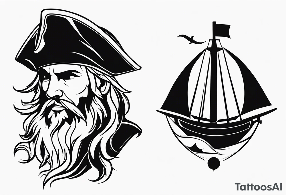 pirate tattoo idea