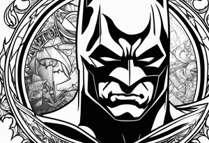 Batman and chip hazard tattoo idea