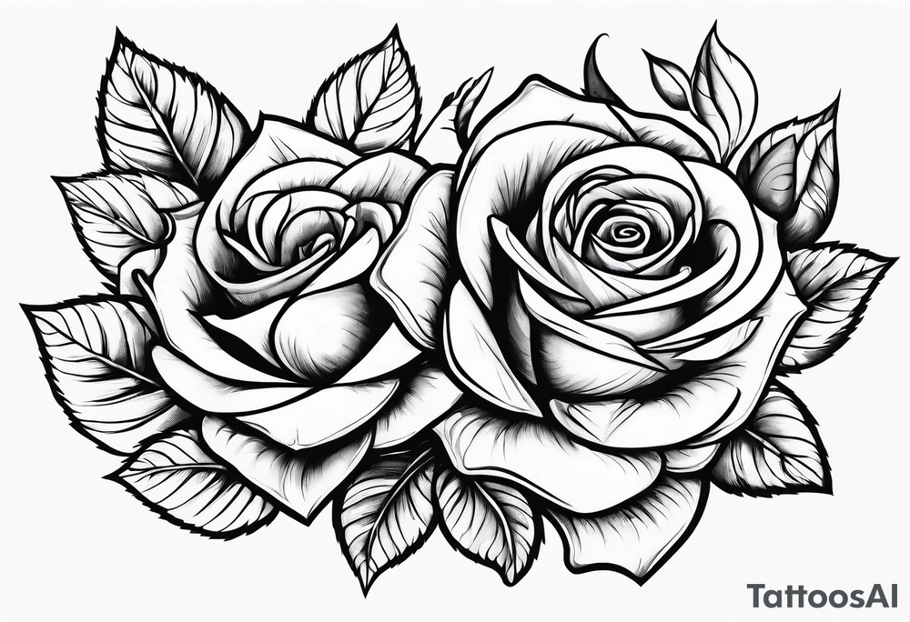 Variety rose’s brains flash sheet tattoo idea