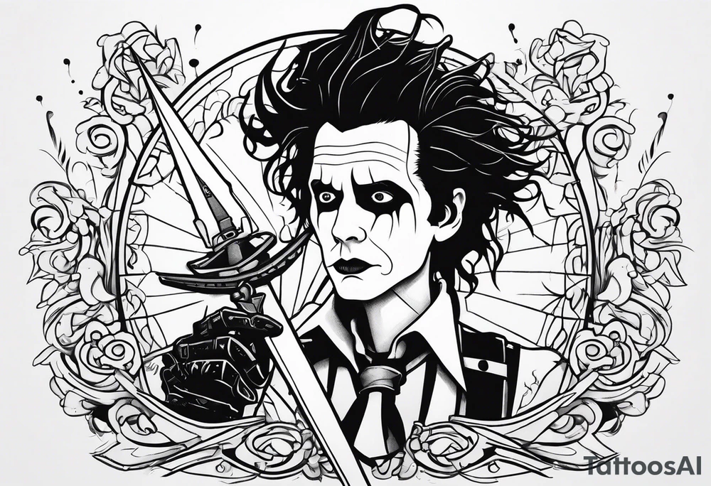 Edward Scissorhands tattoo idea