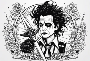 Edward Scissorhands tattoo idea