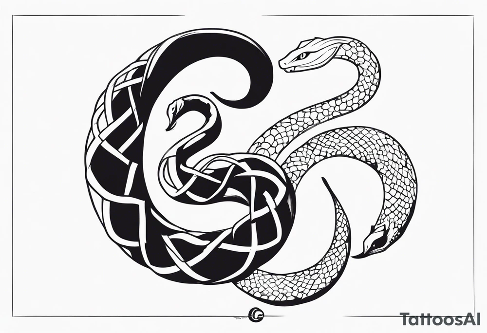 Seven deadly sins anime snake tattoo idea