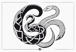 Seven deadly sins anime snake tattoo idea
