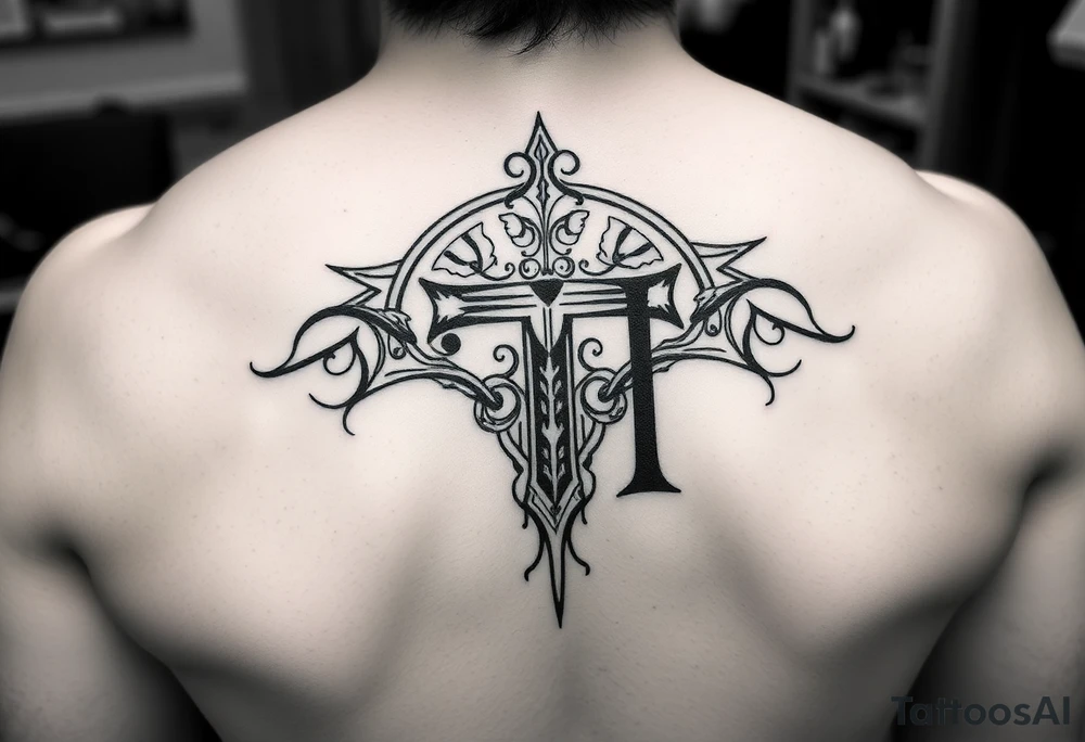 Δ (Delta) – Often symbolizes change or transformation
	•	Π (Pi) – Could represent perseverance or trial, especially if paired with “dokimē”
	•	Φ (Phi) – Can represent philos (love) or fire/light, abstractly
	•	Χ (Chi) – Used to abbreviate Christ (Χριστός) tattoo idea