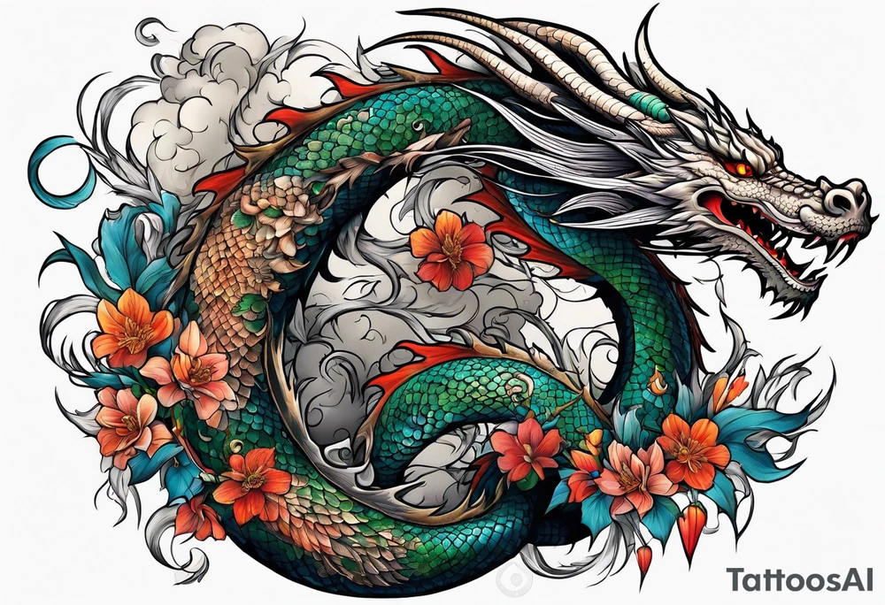 Dragon tattoo idea
