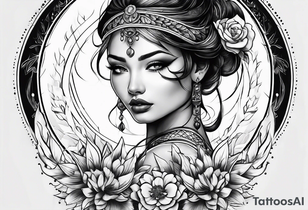 Pain healing tattoo idea