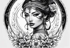 Pain healing tattoo idea