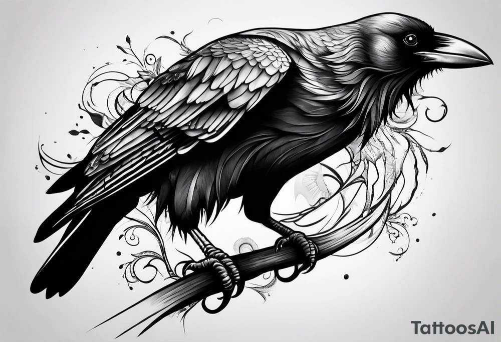crows tattoo idea