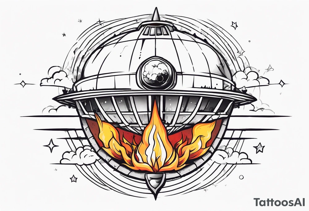 Atomic bomb tattoo idea