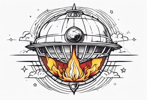 Atomic bomb tattoo idea