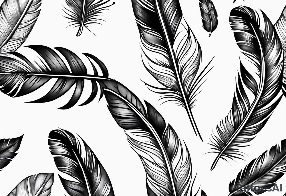 Feather tattoo tattoo idea