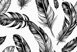Feather tattoo tattoo idea