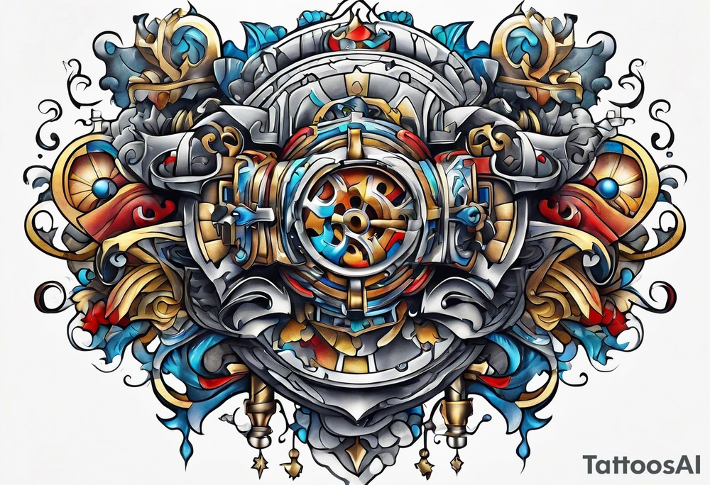Autism puzzle piece tattoo idea
