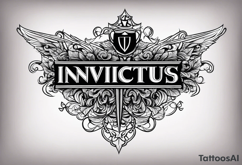 Invictus tattoo idea