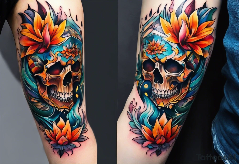 water tattoo idea