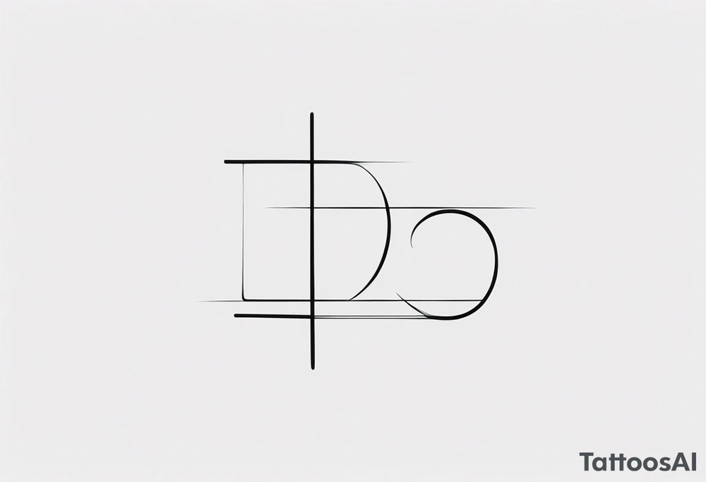 letter E tattoo idea