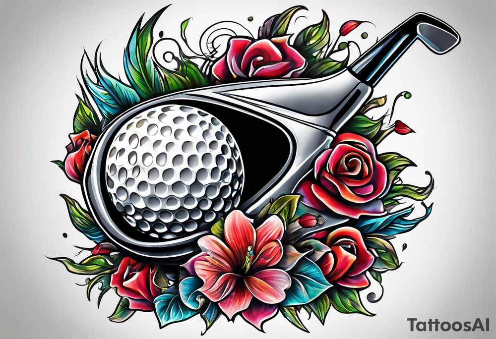 Golf tattoo idea