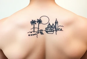 Small ibiza tatoo tattoo idea