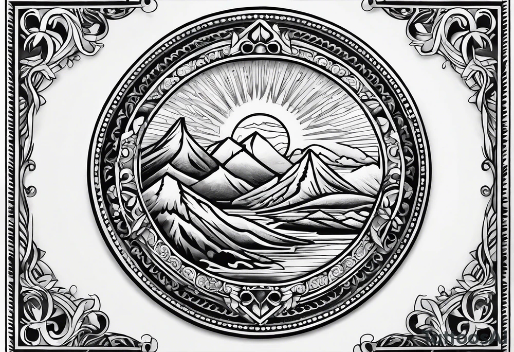 Lucky penny tattoo idea
