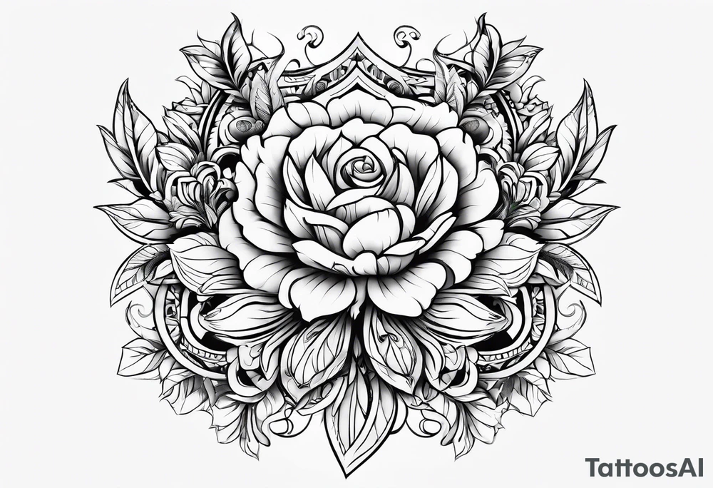 blumenranke
längs tattoo idea