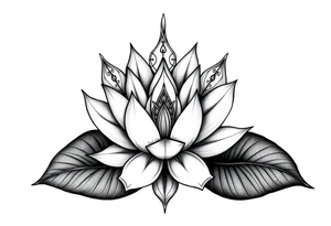 Water lily, earth, air, fire, water, tree, wiccan tattoo idea