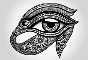 eye of ra tattoo idea