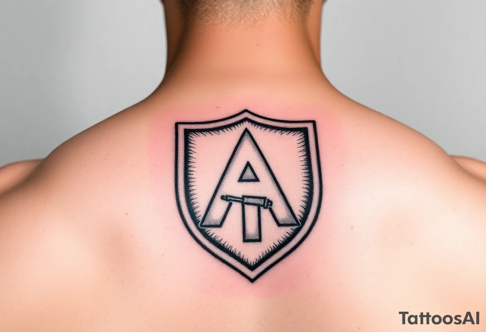 1st Armored Division patch tattoo idea