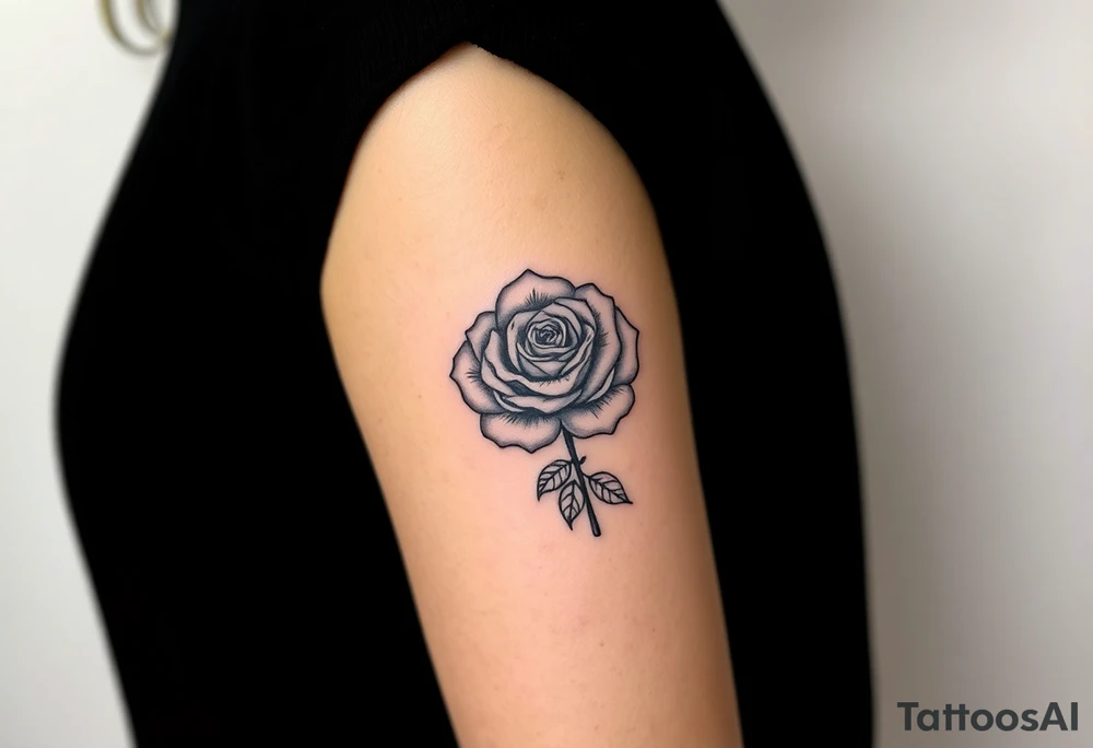 rose tattoo idea
