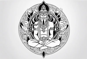 mythological gods tattoo idea