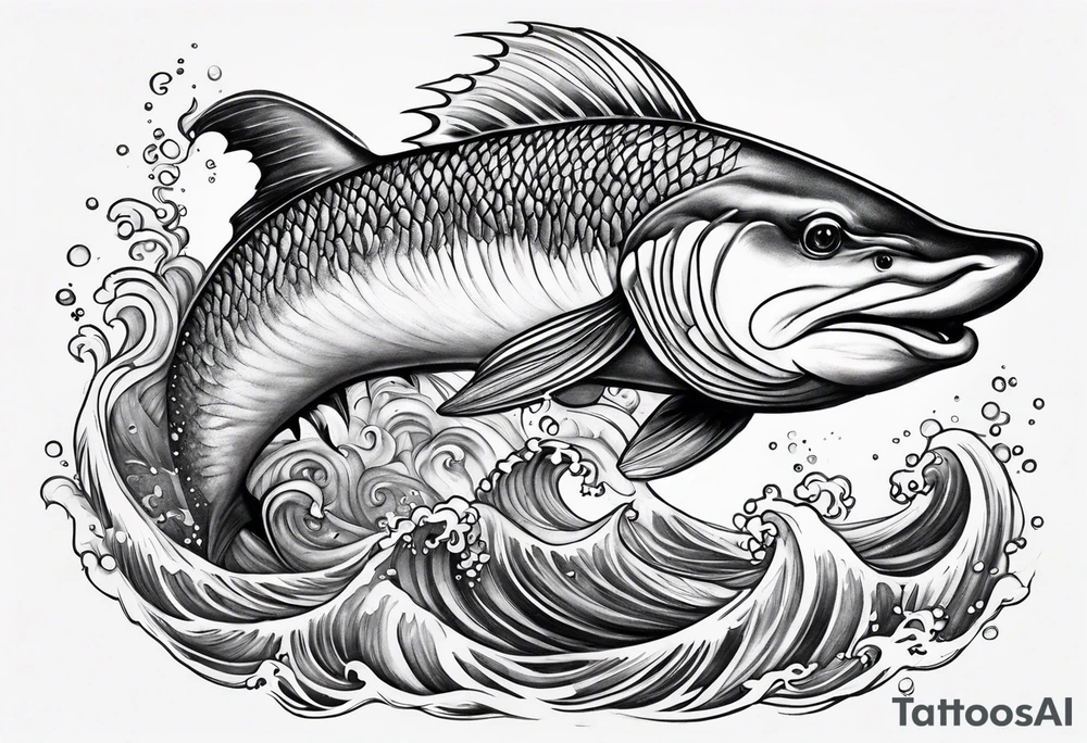 Sea mythical sneaks tattoo idea