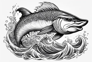 Sea mythical sneaks tattoo idea
