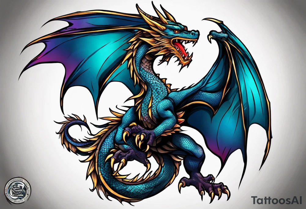 Dragon tattoo idea