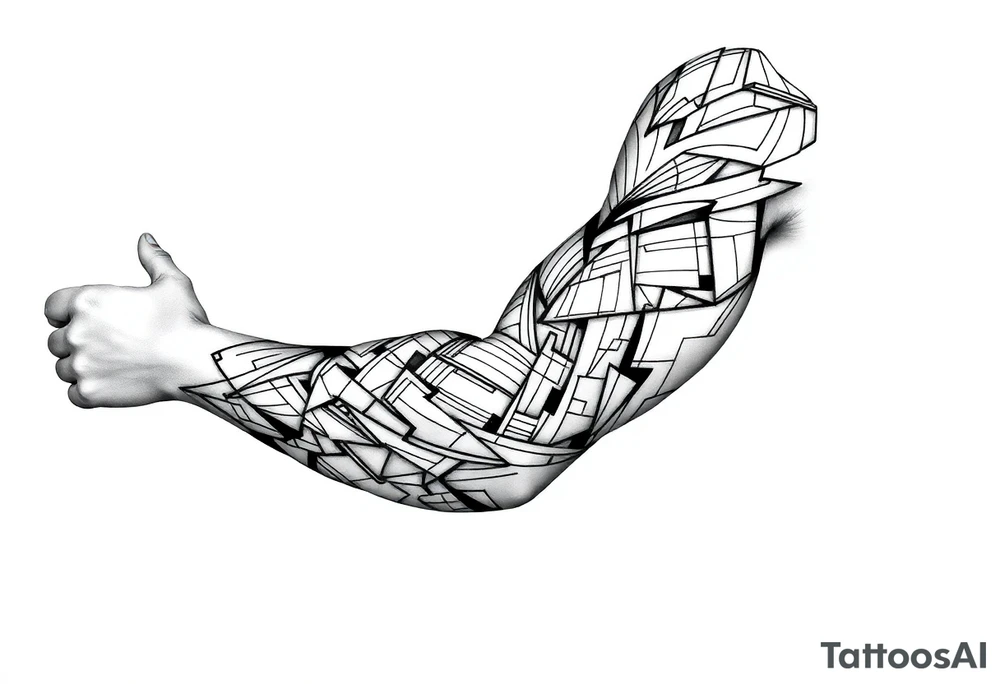 bold line kukka tattoo idea