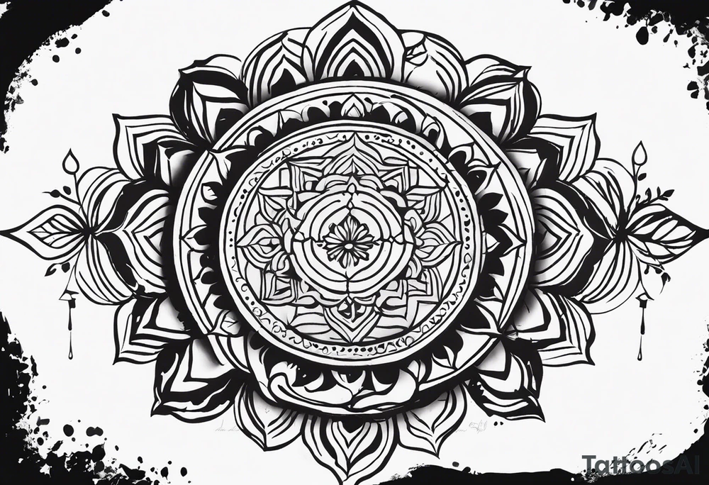 a text written"एकदा त्वां नष्टवान्,अधुना त्वया सह म्रियिष्यामि" tattoo idea