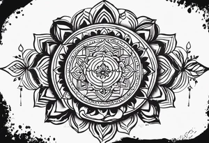 a text written"एकदा त्वां नष्टवान्,अधुना त्वया सह म्रियिष्यामि" tattoo idea