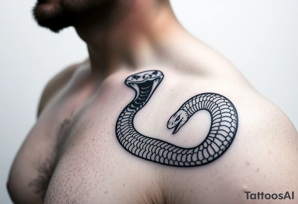 king snake tattoo idea