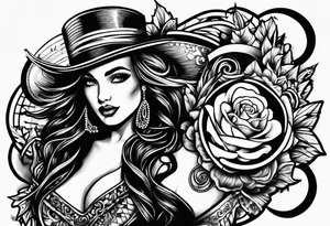 Rock a billy tattoo idea