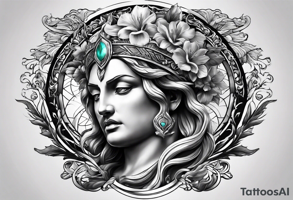 7 steps leading to Zeus tattoo idea